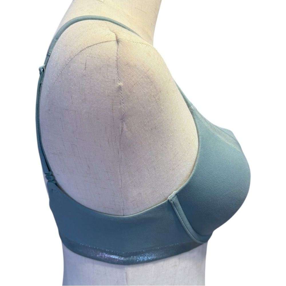 Victoria’s Secret Body By Victoria Perfect Shape Bra 34C Teal Smooth T-Shirt Bra - Picture 5 of 10